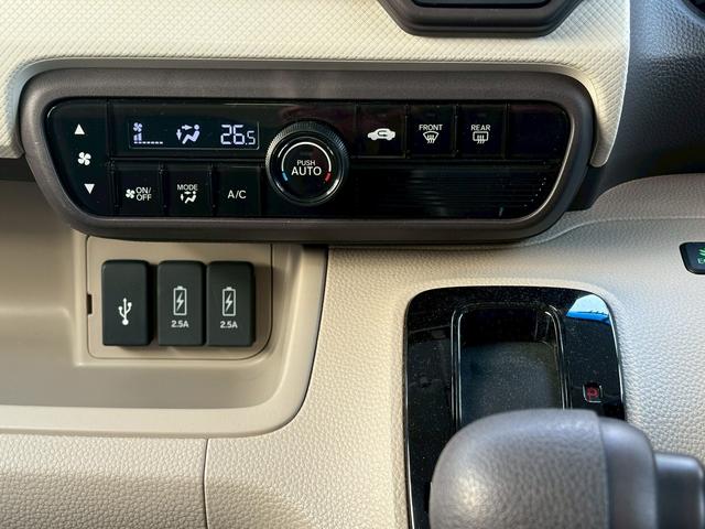 N-BOX G・Lホンダセンシング ACCフルセグナビLEDヘッドRカメラETC左リアパワスラCDDVD再生BTオートエアコンUSBジャックロールサンシェードシートバックポケットスマキー(15枚目)