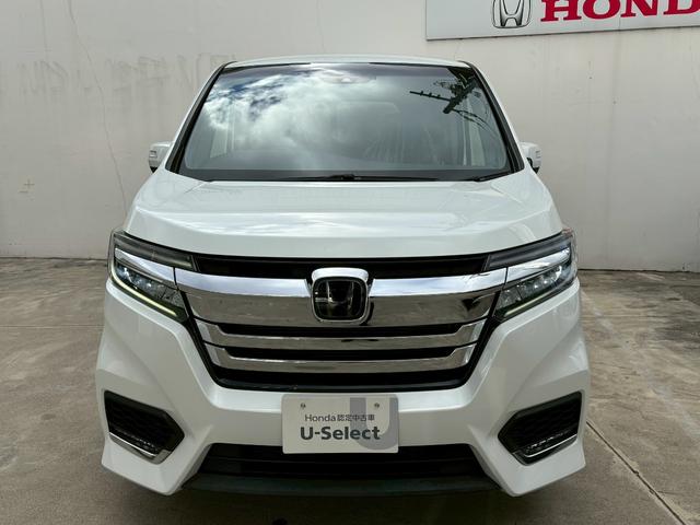 ステップワゴンスパーダ スパーダハイブリッドＧホンダセンシング　ＡＣＣフルセグナビＬＥＤヘッドフォグＲカメラＲモニター両側パワスラＥＴＣ前後ドラレコ電制Ｐオートブレーキホールド純正アルミ本革巻きステアリングＵＳＢジャックＢＴミュージックラックＣＤＤＶＤ再生スマキー（3枚目）