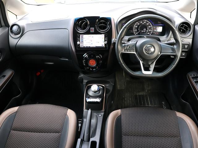 ノート e-パワー メダリスト エマージェンシーブレーキ 禁煙車 純正SDナビ/フルセグ/BR アラウンドビュー バック/サイド/フロントカメラ ドラレコ LEDオートライト デジタルインナーミラー インテリキー 純正15AW(2枚目)