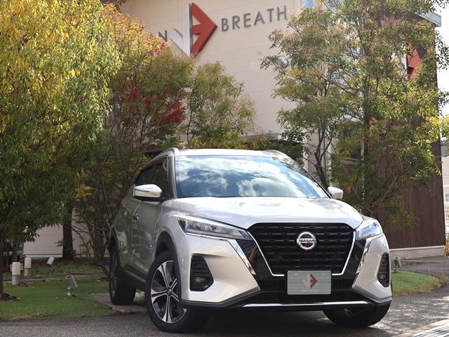 キックス Ｘ　プロパイロット　純正９型ナビ／フルセグ　アラウンドビューモニター　全車速ＡＣＣ　衝突軽減ブレーキ　レーンキーピング　駐車支援システム　障害物センサー　デジタルインナーミラー　インテリキー　純正１７ＡＷ（30枚目）