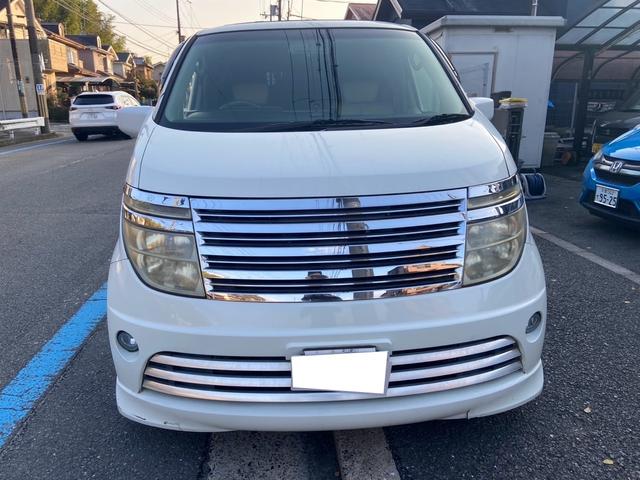 エルグランド ライダー　純正フルエアロ　１９インチアルミ　マフラー　ブリッツ車高調　地デジＴＶ　ＥＴＣ　Ｗサンルーフ（2枚目）