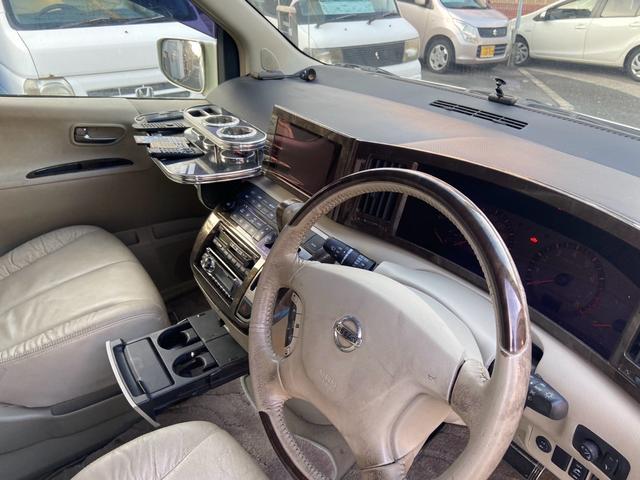 エルグランド ライダー　純正フルエアロ　１９インチアルミ　マフラー　ブリッツ車高調　地デジＴＶ　ＥＴＣ　Ｗサンルーフ（15枚目）