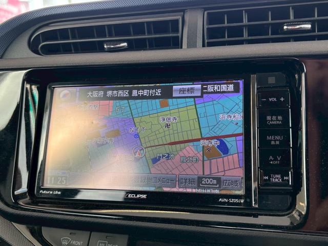 アクア Ｓ　禁煙　ナビ／ＡＶＮ－ＳＺ０５ｉＷ　フルセグＴＶ　プッシュスタート　電格ミラー　ＥＴＣ　スマートキー（24枚目）
