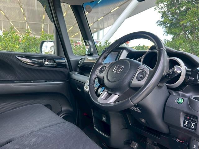 N-BOX+カスタム G・ターボAパッケージ 禁煙 純正ナビ/VXM-145VFi フルセグテレビ バックカメラ 両側パワースライドドア クルーズコントロール パドルシフト ETC 電格ミラー スマートキー プッシュスタート 14インチアルミ(15枚目)