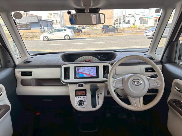 ムーヴキャンバス Xリミテッドメイクアップ SAIII ワンオーナー 禁煙 ナビ/CN-RE04D フルセグTV バックカメラ 両側電動スライドドア ETC 電格ミラー アイドリングストップ 衝突軽減 スマートキー2個(5枚目)