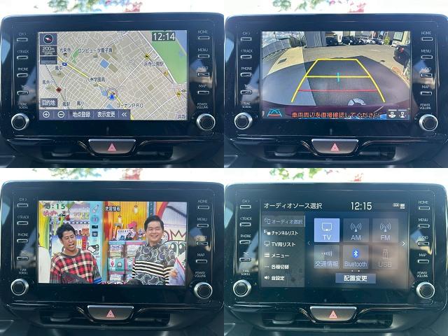 ヤリス X 禁煙 ディスプレイオーディオ/ナビ・TV付き バックカメラ ETC 衝突軽減システム レーダークルーズ レーンキーピング 電格ミラー 社外14インチアルミ(6枚目)