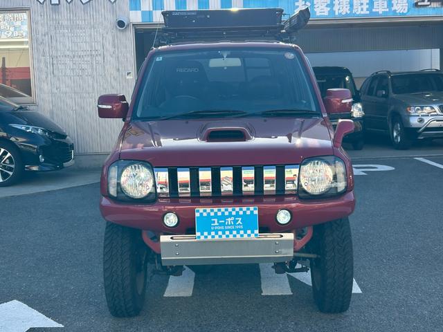 ジムニー クロスアドベンチャーＸＣ　ユーザー買取禁煙カロッツリアナビフルセグ地デジＴＶＥＴＣＲカメラオーニングルーフキャリアＤ席レカロシート（純正有）リフトアップラダーオーニング外マフラー外ＬＥＤ（ヘッドフォグテール）デイライトツイータ（5枚目）