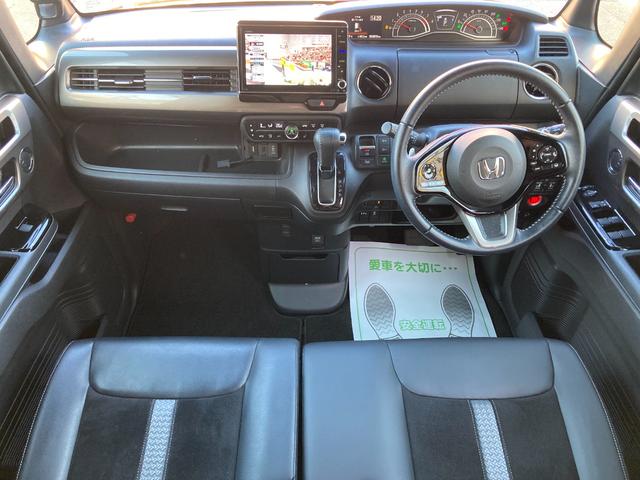 Ｎ－ＢＯＸカスタム Ｌターボ　スタイル＋ブラック　新車保証継承付／１オーナー／Ｇａｔｈｅｒｓ（ナビ＆１０．１インチ後席モニター＆ナビ連動ドラレコ＆ＥＴＣ２．０）／地デジＴＶ／Ｂカメラ／両側パワスラ／ＬＥＤヘッドライト／シートヒーター／スマキー２本（2枚目）