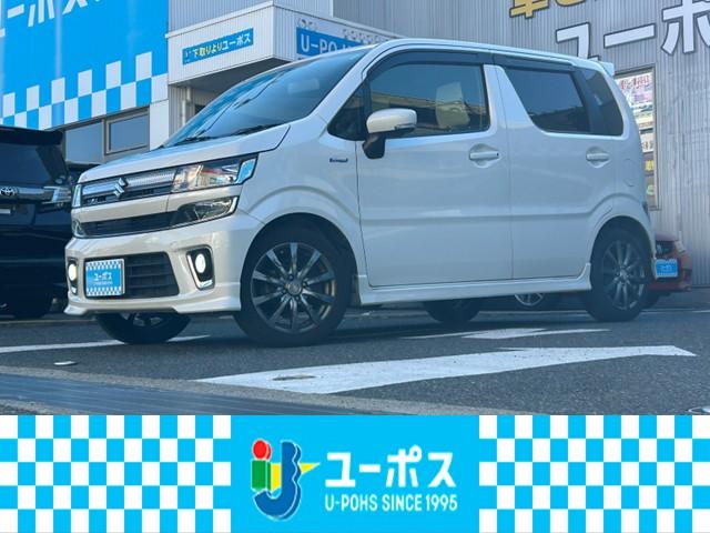 ワゴンＲ ハイブリッドＦＺ　ユーザー買取／メーカーＯＰ（セーフティサポート／全方位モニター付きメモリーナビげーション）ＬＥＤヘッド／スマートキー２個／ヘッドアップディスプレイ／革調シートカバー／外１５ＡＷ（2枚目）