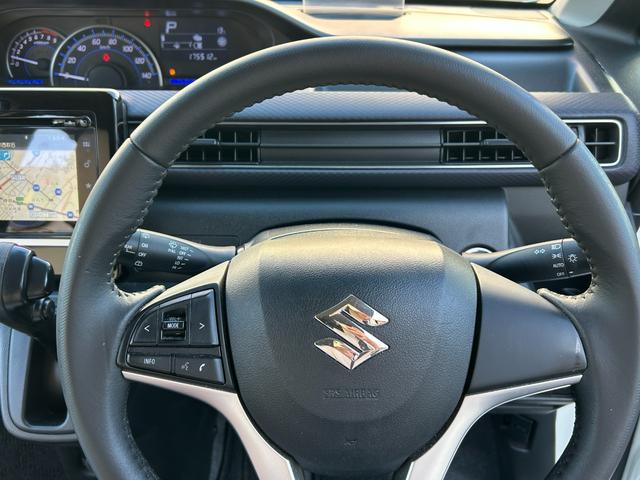 ワゴンＲ ハイブリッドＦＺ　ユーザー買取／メーカーＯＰ（セーフティサポート／全方位モニター付きメモリーナビげーション）ＬＥＤヘッド／スマートキー２個／ヘッドアップディスプレイ／革調シートカバー／外１５ＡＷ（13枚目）