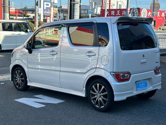 ワゴンＲ ハイブリッドＦＺ　ユーザー買取／メーカーＯＰ（セーフティサポート／全方位モニター付きメモリーナビげーション）ＬＥＤヘッド／スマートキー２個／ヘッドアップディスプレイ／革調シートカバー／外１５ＡＷ（38枚目）
