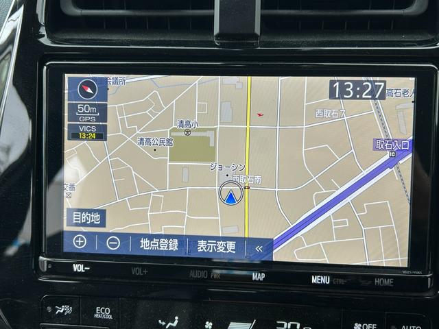 プリウス Ｓツーリングセレクション　ワンオーナー／禁煙／ユーザー買取／前後ドラレコ／ＥＴＣ／Ｒカメラ／ＧＰＳレーダー／ダウンサス／モデリスタフルエアロ／社外１９ＡＷ／セーフティセンス／社外セキュリティ（10枚目）