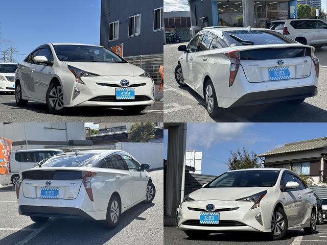 プリウス A ディーラーOPナビ/バックモニター/スマートキー/衝突軽減システム/レーンキーピング/レーダークルーズ/ETC/HUD/BSM/(3枚目)