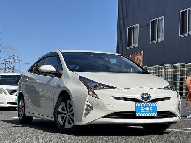 プリウス A ディーラーOPナビ/バックモニター/スマートキー/衝突軽減システム/レーンキーピング/レーダークルーズ/ETC/HUD/BSM/(16枚目)