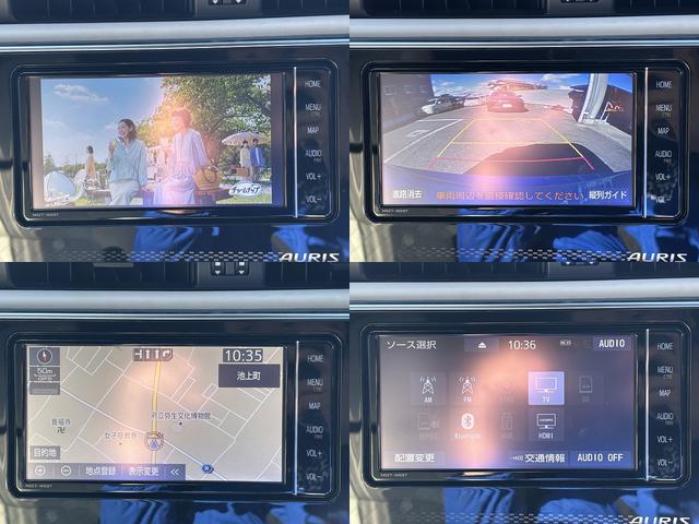 オーリス ハイブリッドGパッケージ ディーラーOPナビ/バックモニター//シートヒーター/白黒コンビシート/セーフティーセンス/スマートキー/ETC/(4枚目)