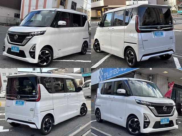 ルークス ハイウェイスター　Ｘ　１オーナー・禁煙車・全周囲モニター・Ｒカメラ・左側パワースライドドア・ＥＴＣ・純１４インチアルミホイール・外ナビ・外フルセグＴＶ・電格ミラー（33枚目）