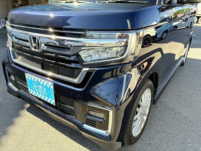 N-BOXカスタム Lターボ 社外SDナビ・バックカメラ・両面パワースライドドア・スマートキー・シートヒーター・衝突軽減システム・レーダークルーズ・レーンキーピング・コンビシート・フルセグTV・純正15インチアルミホイール・(42枚目)