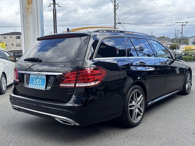 Ｅクラスステーションワゴン Ｅ２２０ブルーテック　ステーションワゴン　アバンＧ　メーカーＯＰナビ・バックカメラ・前席パワーシート・ルーフレール・シートヒーター・パワーバックドア・スマートキー２本・レーンキーピング・衝突軽減システム・ＢＳＭ・ＬＥＤヘッドライト・クリアランスソナー（5枚目）