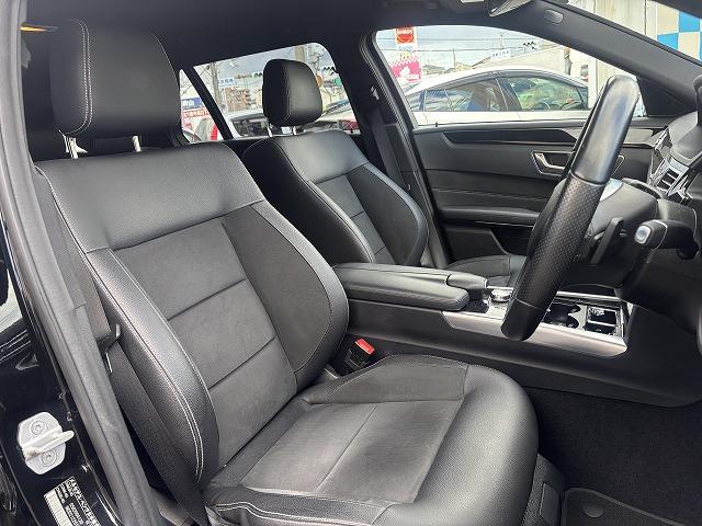 Ｅクラスステーションワゴン Ｅ２２０ブルーテック　ステーションワゴン　アバンＧ　メーカーＯＰナビ・バックカメラ・前席パワーシート・ルーフレール・シートヒーター・パワーバックドア・スマートキー２本・レーンキーピング・衝突軽減システム・ＢＳＭ・ＬＥＤヘッドライト・クリアランスソナー（13枚目）