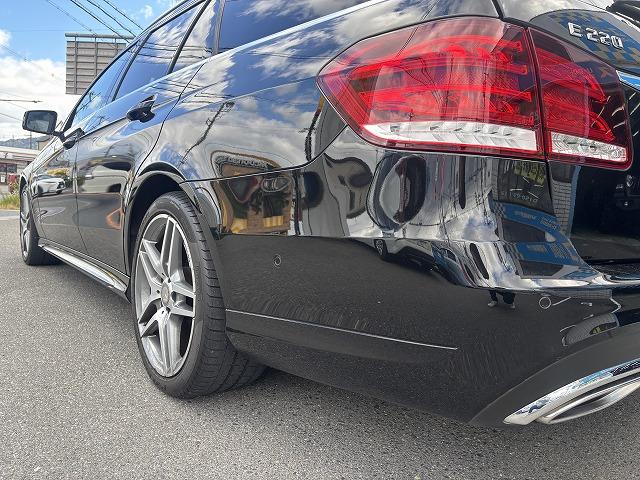 Ｅクラスステーションワゴン Ｅ２２０ブルーテック　ステーションワゴン　アバンＧ　メーカーＯＰナビ・バックカメラ・前席パワーシート・ルーフレール・シートヒーター・パワーバックドア・スマートキー２本・レーンキーピング・衝突軽減システム・ＢＳＭ・ＬＥＤヘッドライト・クリアランスソナー（40枚目）