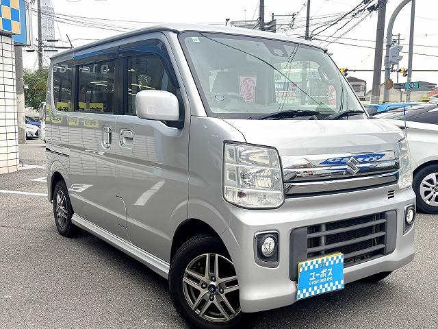 エブリイワゴン PZターボ バックカメラ・左側パワースライドドア・スマートキー・ETC・衝突軽減システム・フォグランプ・オートエアコン・パワーウィンドウ・パワーステアリング・社外アルミホイール・社外CDオーディオ・(8枚目)