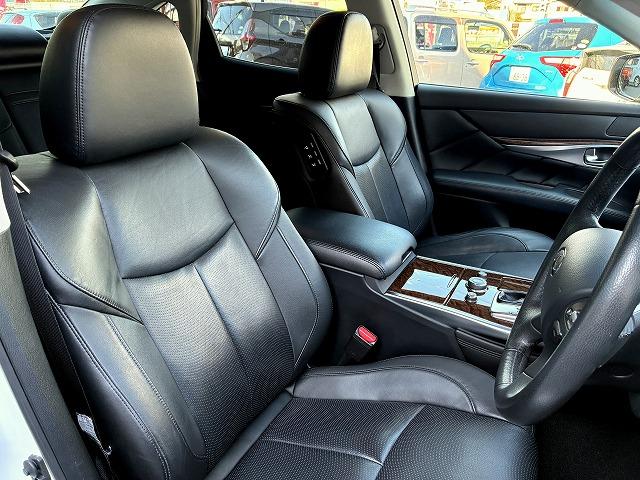 フーガ ２５０ＧＴ　メーカーＯＰナビ・ＬＥＤヘッドライト・コーナーセンサー・禁煙車・革シート・全周囲モニター・Ｆ席シート・エアーシート・シートヒーター・レーダークルーズ・ＥＴＣ（15枚目）