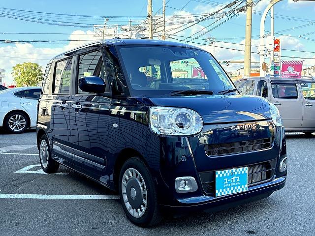 ムーヴキャンバス セオリーＧ　ワンオーナー・ディーラーナビ（ＴＶ・ナビ）・禁煙車・両側パワースライドドア・衝突軽減システム・レーンキーピング・シートヒーター・ＥＴＣ（8枚目）