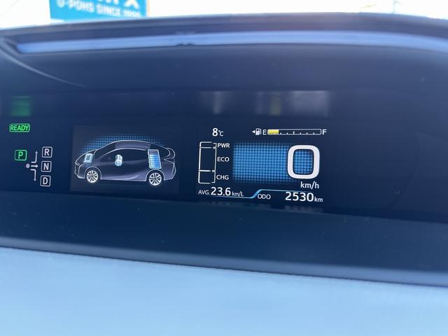 プリウス Sセーフティプラス 純正SDナビ(NSZT-W66T)・バックカメラ・ドライブレコーダー・ヘッドアップディスプレイ・スマートキー2本・ETC・衝突軽減システム・レーダークルーズ・純正アルミホイール・フォグランプ・(20枚目)