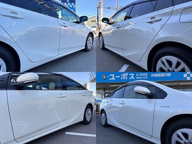 プリウス Sセーフティプラス 純正SDナビ(NSZT-W66T)・バックカメラ・ドライブレコーダー・ヘッドアップディスプレイ・スマートキー2本・ETC・衝突軽減システム・レーダークルーズ・純正アルミホイール・フォグランプ・(39枚目)