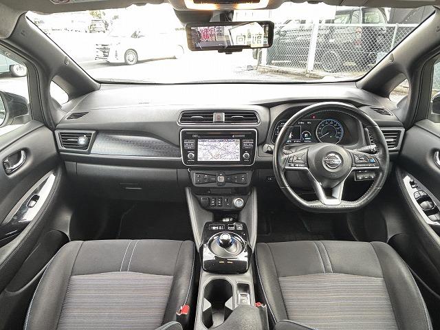 リーフ G ワンオーナー・純正ナビ・全周囲モニター・デジタルインナ-ミラ-・BSM・パーキングアシスト・プロパイロット・スマートキー2本・ETC・ルーフラックツートン色・バックカメラ・取扱説明書有・充電ケーブル(10枚目)