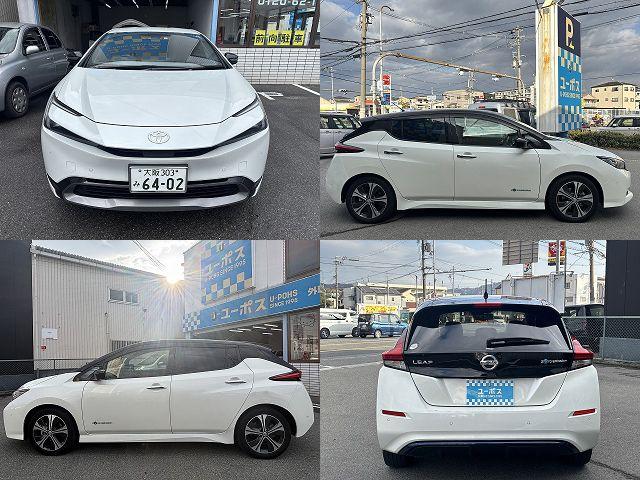 リーフ G ワンオーナー・純正ナビ・全周囲モニター・デジタルインナ-ミラ-・BSM・パーキングアシスト・プロパイロット・スマートキー2本・ETC・ルーフラックツートン色・バックカメラ・取扱説明書有・充電ケーブル(11枚目)