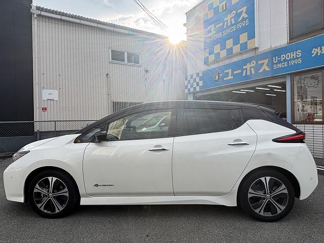 リーフ G ワンオーナー・純正ナビ・全周囲モニター・デジタルインナ-ミラ-・BSM・パーキングアシスト・プロパイロット・スマートキー2本・ETC・ルーフラックツートン色・バックカメラ・取扱説明書有・充電ケーブル(40枚目)