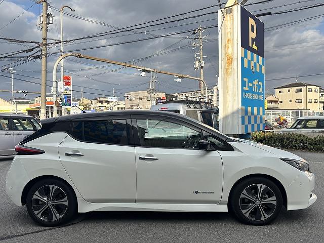 リーフ G ワンオーナー・純正ナビ・全周囲モニター・デジタルインナ-ミラ-・BSM・パーキングアシスト・プロパイロット・スマートキー2本・ETC・ルーフラックツートン色・バックカメラ・取扱説明書有・充電ケーブル(41枚目)