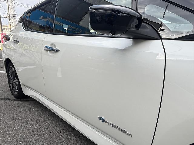 リーフ G ワンオーナー・純正ナビ・全周囲モニター・デジタルインナ-ミラ-・BSM・パーキングアシスト・プロパイロット・スマートキー2本・ETC・ルーフラックツートン色・バックカメラ・取扱説明書有・充電ケーブル(50枚目)