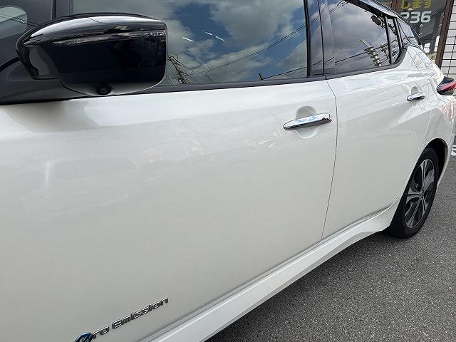 リーフ G ワンオーナー・純正ナビ・全周囲モニター・デジタルインナ-ミラ-・BSM・パーキングアシスト・プロパイロット・スマートキー2本・ETC・ルーフラックツートン色・バックカメラ・取扱説明書有・充電ケーブル(53枚目)