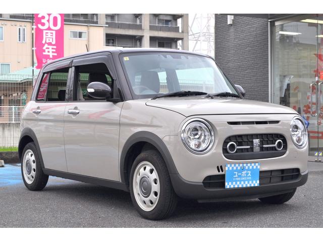 アルトラパンLC X ルーフブラウンツートン ディスプレイオーディオ Rカメラ Pセンサー レーダーブレーキ 車線逸脱警報 LEDHライト Aハイビーム コンビシート シートヒーター ETC Aストップ 前後外ドラレコ(4枚目)