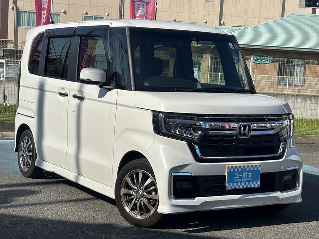 Ｎ－ＢＯＸカスタム Ｌ　ギャザーズメモリーナビＴＶ　Ｒカメラ　Ｐセンサー　レーダーブレーキ　ＡＣＣ　レーンキープアシスト　車線逸脱警報　Ｐスライド　シートヒーター　Ｒ席サンシェード／シートバックテーブル　ＬＥＤＨライト（4枚目）