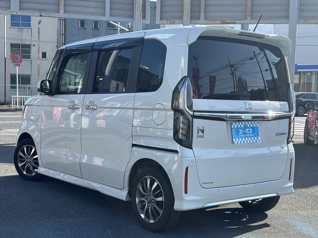 Ｎ－ＢＯＸカスタム Ｌ　ギャザーズメモリーナビＴＶ　Ｒカメラ　Ｐセンサー　レーダーブレーキ　ＡＣＣ　レーンキープアシスト　車線逸脱警報　Ｐスライド　シートヒーター　Ｒ席サンシェード／シートバックテーブル　ＬＥＤＨライト（5枚目）