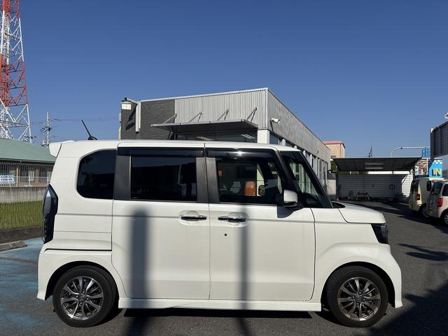Ｎ－ＢＯＸカスタム Ｌ　ギャザーズメモリーナビＴＶ　Ｒカメラ　Ｐセンサー　レーダーブレーキ　ＡＣＣ　レーンキープアシスト　車線逸脱警報　Ｐスライド　シートヒーター　Ｒ席サンシェード／シートバックテーブル　ＬＥＤＨライト（8枚目）