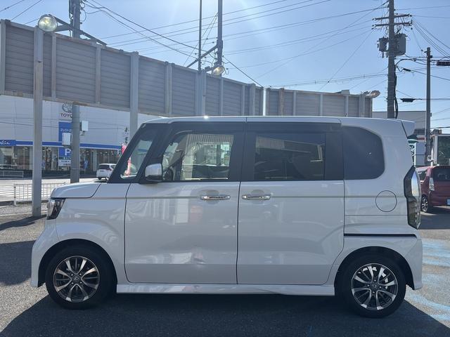 Ｎ－ＢＯＸカスタム Ｌ　ギャザーズメモリーナビＴＶ　Ｒカメラ　Ｐセンサー　レーダーブレーキ　ＡＣＣ　レーンキープアシスト　車線逸脱警報　Ｐスライド　シートヒーター　Ｒ席サンシェード／シートバックテーブル　ＬＥＤＨライト（9枚目）
