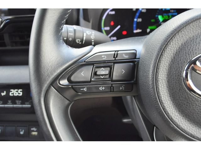 ヤリスクロス ハイブリッドZ 8インチディスプレイオーディオ ナビ パノラミックビューモニター Pセンサー プリクラッシュ ACC LTA LEDHライト Aハイビーム Pシート シートヒーター シートカバー取付 TZドラレコ(24枚目)