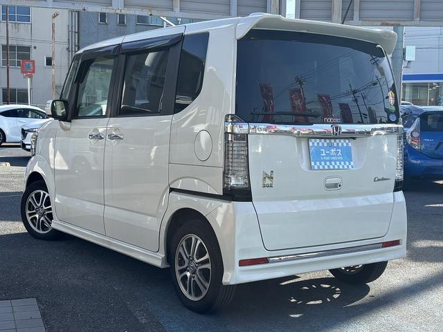 Ｎ－ＢＯＸカスタム Ｇ　ＳＳパッケージ　外メモリ－ナビＴＶ（ＭＤＶ－Ｄ４０３）　Ｒカメラ　シティブレ－キ　両側パワ－スライドドア　Ｒ席スライド／シ－トバックテーブル　ＨＩＤ　ＥＴＣ　Ａリトラミラ－　外ドラレコ　プッシュスタート　スマ－トキ－（5枚目）