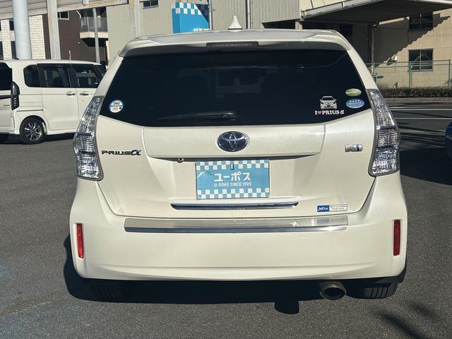 プリウスアルファ Ｓ　外８インチＨＤＤナビＴＶ　Ｒカメラ　ＨＩＤ　ＥＴＣ　プッシュスタート　スマートキー２ケ（7枚目）