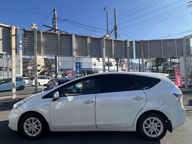 プリウスアルファ Ｓ　外８インチＨＤＤナビＴＶ　Ｒカメラ　ＨＩＤ　ＥＴＣ　プッシュスタート　スマートキー２ケ（9枚目）