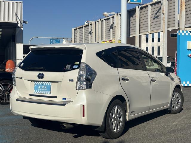 プリウスアルファ Ｓ　外８インチＨＤＤナビＴＶ　Ｒカメラ　ＨＩＤ　ＥＴＣ　プッシュスタート　スマートキー２ケ（11枚目）