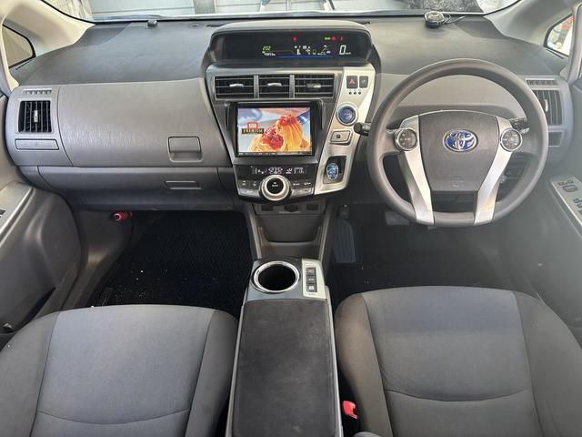 プリウスアルファ Ｓ　外８インチＨＤＤナビＴＶ　Ｒカメラ　ＨＩＤ　ＥＴＣ　プッシュスタート　スマートキー２ケ（12枚目）