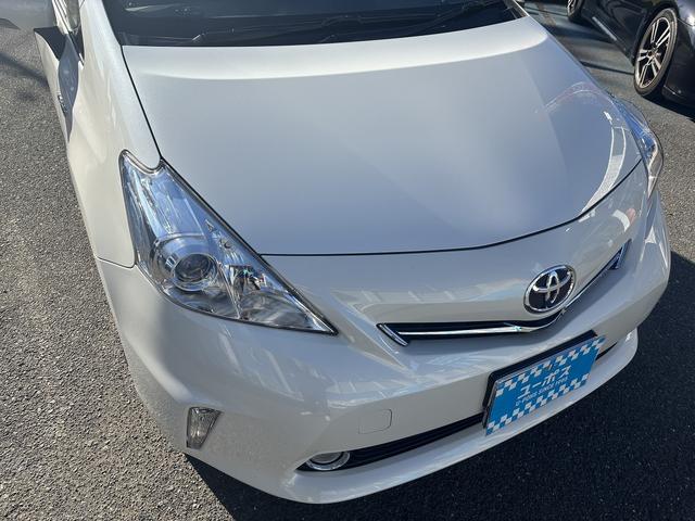 プリウスアルファ Ｓ　外８インチＨＤＤナビＴＶ　Ｒカメラ　ＨＩＤ　ＥＴＣ　プッシュスタート　スマートキー２ケ（41枚目）