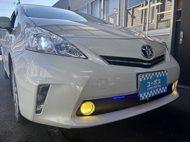 プリウスアルファ Ｓ　外８インチＨＤＤナビＴＶ　Ｒカメラ　ＨＩＤ　ＥＴＣ　プッシュスタート　スマートキー２ケ（45枚目）