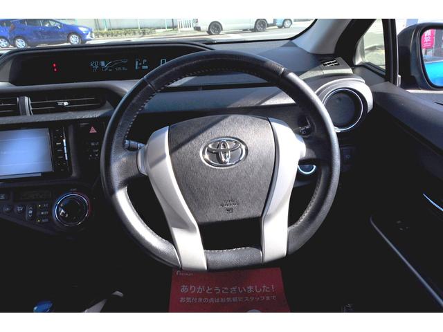 アクア Ｇブラックソフトレザーセレクション　外ＳＤナビＴＶ　Ｒカメラ　ＬＥＤＨライト　Ｈライトウォッシャー　シートヒーター　ＥＴＣ　前後ＴＺドラレコ　プッシュスタート　スマートキー（22枚目）