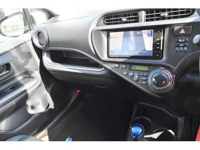 アクア Ｇブラックソフトレザーセレクション　外ＳＤナビＴＶ　Ｒカメラ　ＬＥＤＨライト　Ｈライトウォッシャー　シートヒーター　ＥＴＣ　前後ＴＺドラレコ　プッシュスタート　スマートキー（24枚目）